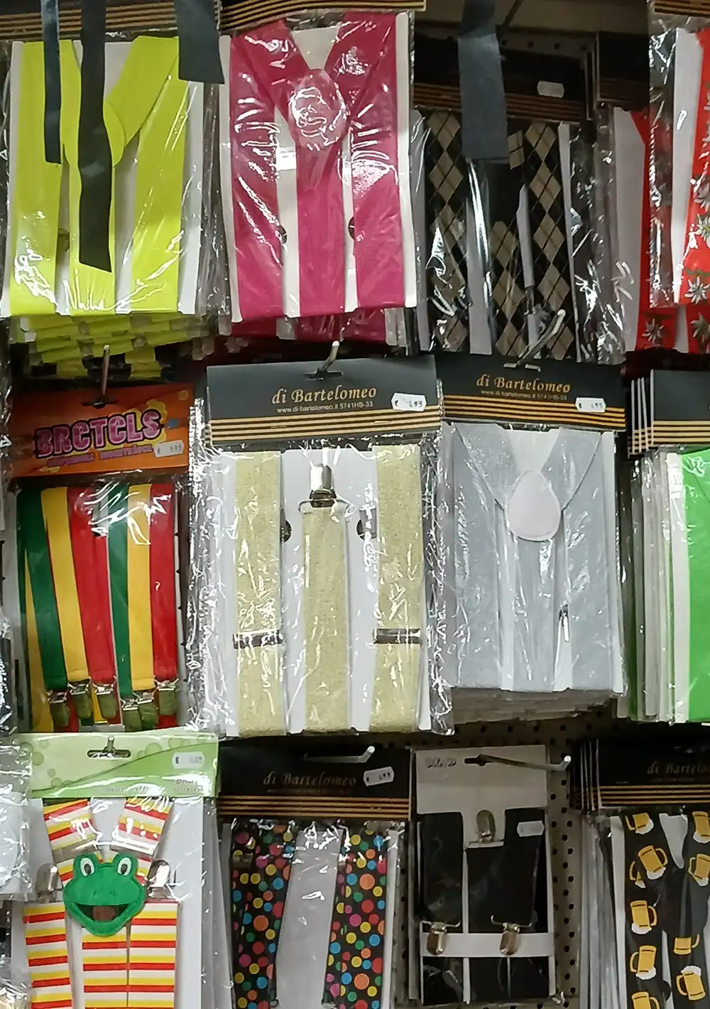 Bretels in veel kleuren en stijlen