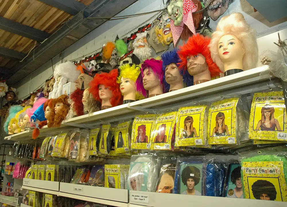 Pruiken voor Carnaval
