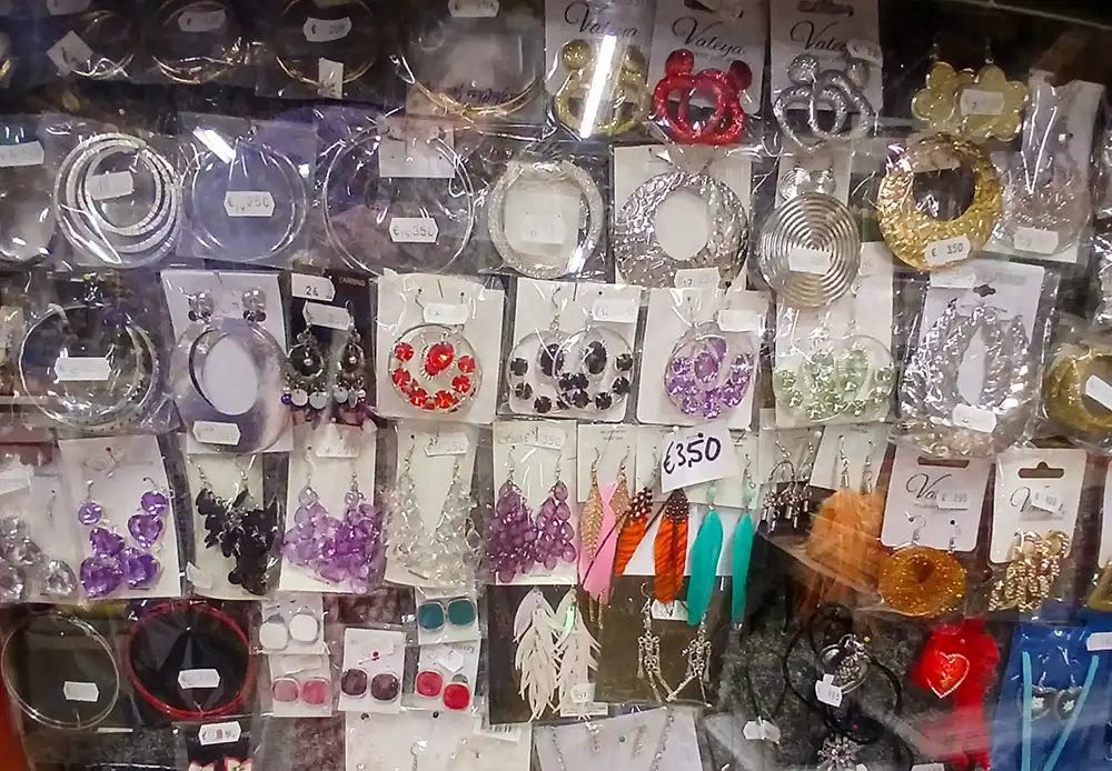 Sieraden en accessoires, detailfoto